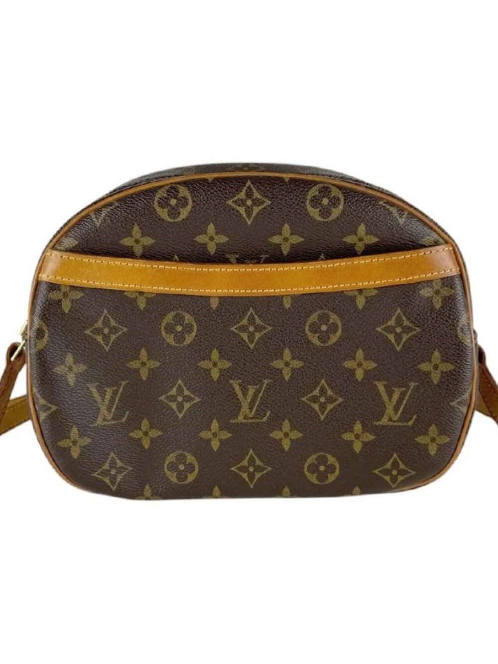LOUIS VUITTON Monogram Blois Shoulder Bag Brown